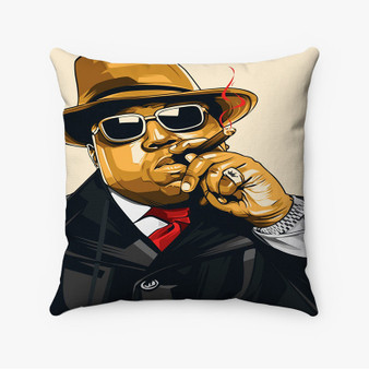 Pastele The Notorious BIG Custom Pillow Case Awesome Personalized Spun Polyester Square Pillow Cover Decorative Cushion Bed Sofa Throw Pillow Home Decor