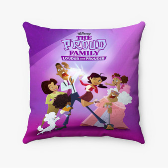 Pastele The Proud Family Louder and Prouder Custom Pillow Case Awesome Personalized Spun Polyester Square Pillow Cover Decorative Cushion Bed Sofa Throw Pillow Home Decor