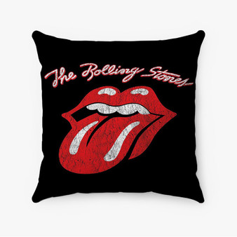 Pastele The Rolling Stones Classic Logo Custom Pillow Case Awesome Personalized Spun Polyester Square Pillow Cover Decorative Cushion Bed Sofa Throw Pillow Home Decor