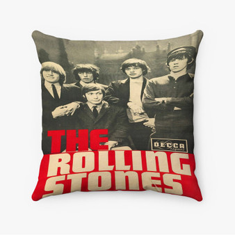 Pastele The Rolling Stones Vintage Custom Pillow Case Awesome Personalized Spun Polyester Square Pillow Cover Decorative Cushion Bed Sofa Throw Pillow Home Decor