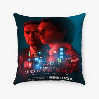 Pastele Tokyo Vice Custom Pillow Case Awesome Personalized Spun Polyester Square Pillow Cover Decorative Cushion Bed Sofa Throw Pillow Home Decor
