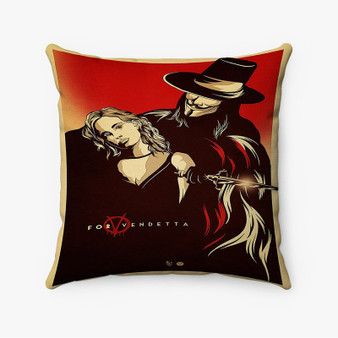 Pastele V For Vendetta Custom Pillow Case Awesome Personalized Spun Polyester Square Pillow Cover Decorative Cushion Bed Sofa Throw Pillow Home Decor