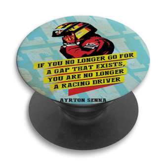 Pastele Ayrton Senna Quotes Custom PopSockets Awesome Personalized Phone Grip Holder Pop Up Stand Out Mount Grip Standing Pods Apple iPhone Samsung Google Asus Sony Phone Accessories