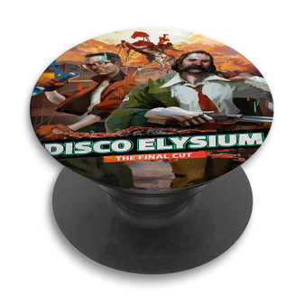Pastele Disco Elysium The Final Cut Custom PopSockets Awesome Personalized Phone Grip Holder Pop Up Stand Out Mount Grip Standing Pods Apple iPhone Samsung Google Asus Sony Phone Accessories