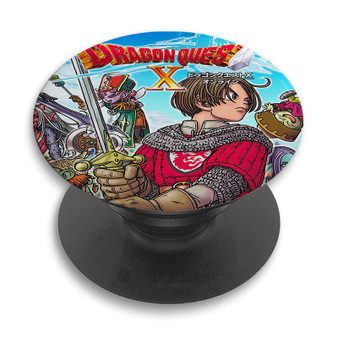 Pastele Dragon Quest X Offline Custom PopSockets Awesome Personalized Phone Grip Holder Pop Up Stand Out Mount Grip Standing Pods Apple iPhone Samsung Google Asus Sony Phone Accessories