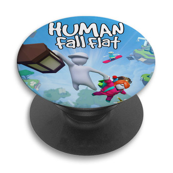 Pastele Human Fall Flat jpeg Custom PopSockets Awesome Personalized Phone Grip Holder Pop Up Stand Out Mount Grip Standing Pods Apple iPhone Samsung Google Asus Sony Phone Accessories