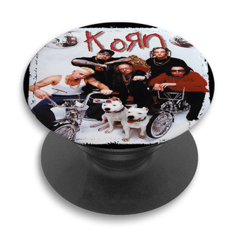 Pastele Korn Band Custom PopSockets Awesome Personalized Phone Grip Holder Pop Up Stand Out Mount Grip Standing Pods Apple iPhone Samsung Google Asus Sony Phone Accessories