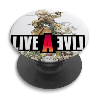 Pastele Live A Live Custom PopSockets Awesome Personalized Phone Grip Holder Pop Up Stand Out Mount Grip Standing Pods Apple iPhone Samsung Google Asus Sony Phone Accessories