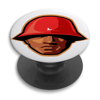 Pastele LL Cool J Hat Custom PopSockets Awesome Personalized Phone Grip Holder Pop Up Stand Out Mount Grip Standing Pods Apple iPhone Samsung Google Asus Sony Phone Accessories