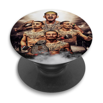 Pastele Max Holloway UFC Custom PopSockets Awesome Personalized Phone Grip Holder Pop Up Stand Out Mount Grip Standing Pods Apple iPhone Samsung Google Asus Sony Phone Accessories
