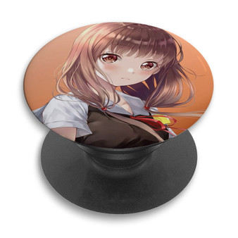 Pastele Miko Iino Kaguya sama Custom PopSockets Awesome Personalized Phone Grip Holder Pop Up Stand Out Mount Grip Standing Pods Apple iPhone Samsung Google Asus Sony Phone Accessories