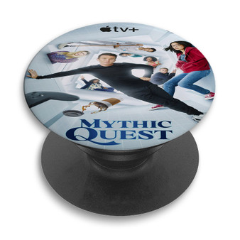 Pastele Mythic Quest Custom PopSockets Awesome Personalized Phone Grip Holder Pop Up Stand Out Mount Grip Standing Pods Apple iPhone Samsung Google Asus Sony Phone Accessories