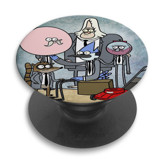 Pastele Regular Show 2022 Custom PopSockets Awesome Personalized Phone Grip Holder Pop Up Stand Out Mount Grip Standing Pods Apple iPhone Samsung Google Asus Sony Phone Accessories