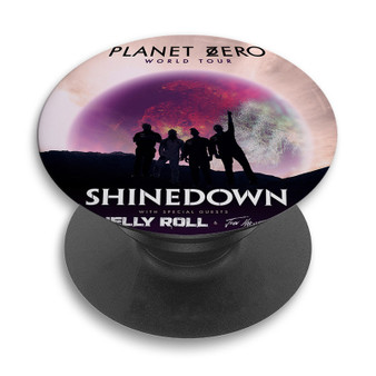 Pastele Shinedown Planet Zero Custom PopSockets Awesome Personalized Phone Grip Holder Pop Up Stand Out Mount Grip Standing Pods Apple iPhone Samsung Google Asus Sony Phone Accessories