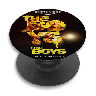 Pastele The Boys TV Series Custom PopSockets Awesome Personalized Phone Grip Holder Pop Up Stand Out Mount Grip Standing Pods Apple iPhone Samsung Google Asus Sony Phone Accessories