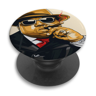 Pastele The Notorious BIG Custom PopSockets Awesome Personalized Phone Grip Holder Pop Up Stand Out Mount Grip Standing Pods Apple iPhone Samsung Google Asus Sony Phone Accessories