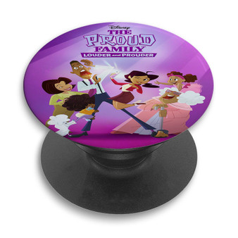 Pastele The Proud Family Louder and Prouder Custom PopSockets Awesome Personalized Phone Grip Holder Pop Up Stand Out Mount Grip Standing Pods Apple iPhone Samsung Google Asus Sony Phone Accessories