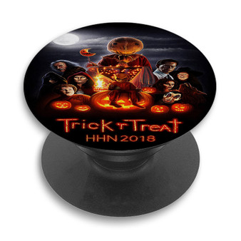 Pastele Trick R Treat HHN 2018 Custom PopSockets Awesome Personalized Phone Grip Holder Pop Up Stand Out Mount Grip Standing Pods Apple iPhone Samsung Google Asus Sony Phone Accessories