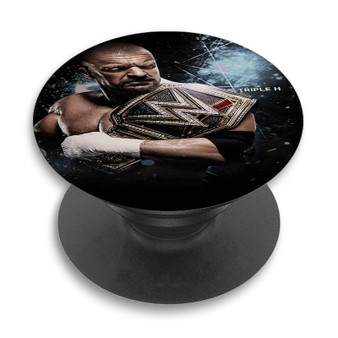 Pastele Triple H WWE Custom PopSockets Awesome Personalized Phone Grip Holder Pop Up Stand Out Mount Grip Standing Pods Apple iPhone Samsung Google Asus Sony Phone Accessories
