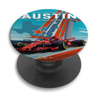 Pastele US Grand Prix Austin Custom PopSockets Awesome Personalized Phone Grip Holder Pop Up Stand Out Mount Grip Standing Pods Apple iPhone Samsung Google Asus Sony Phone Accessories