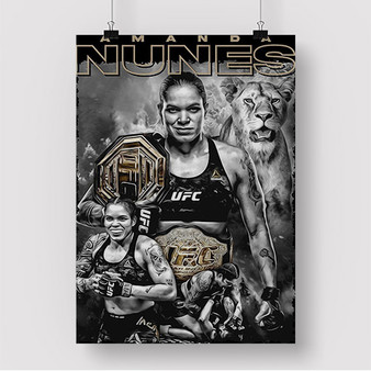 Pastele Amanda Nunes UFC Custom Silk Poster Awesome Personalized Print Wall Decor 20 x 13 Inch 24 x 36 Inch Wall Hanging Art Home Decoration Posters