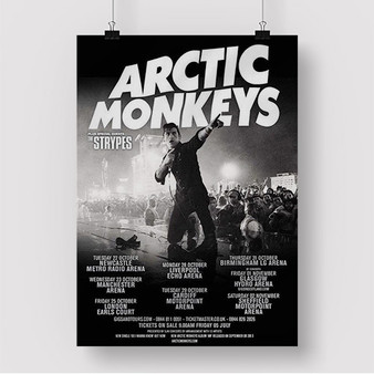 Pastele Arctic Monkeys Concert Custom Silk Poster Awesome Personalized Print Wall Decor 20 x 13 Inch 24 x 36 Inch Wall Hanging Art Home Decoration Posters