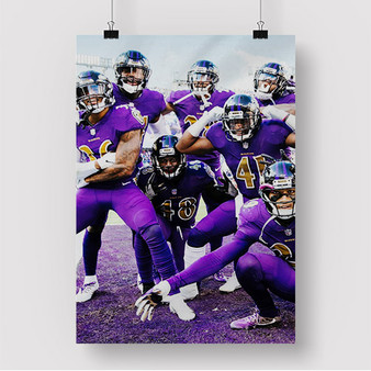 Pastele Baltimore Ravens NFL 2022 Squad Custom Silk Poster Awesome Personalized Print Wall Decor 20 x 13 Inch 24 x 36 Inch Wall Hanging Art Home Decoration Posters