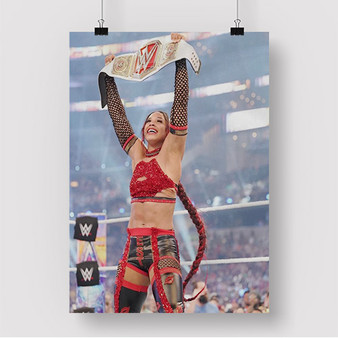 Pastele Bianca Belair WWE Wrestle Mania Custom Silk Poster Awesome Personalized Print Wall Decor 20 x 13 Inch 24 x 36 Inch Wall Hanging Art Home Decoration Posters