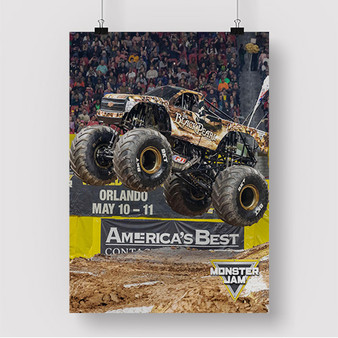 Pastele Black Pearl Monster Truck Custom Silk Poster Awesome Personalized Print Wall Decor 20 x 13 Inch 24 x 36 Inch Wall Hanging Art Home Decoration Posters