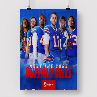 Pastele Buffalo Bills NFL 2022 Squad Custom Silk Poster Awesome Personalized Print Wall Decor 20 x 13 Inch 24 x 36 Inch Wall Hanging Art Home Decoration Posters