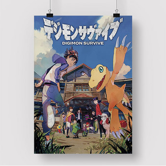 Pastele Digimon Survive Custom Silk Poster Awesome Personalized Print Wall Decor 20 x 13 Inch 24 x 36 Inch Wall Hanging Art Home Decoration Posters