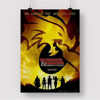 Pastele Dungeons Dragons Honor Among Thieves Custom Silk Poster Awesome Personalized Print Wall Decor 20 x 13 Inch 24 x 36 Inch Wall Hanging Art Home Decoration Posters
