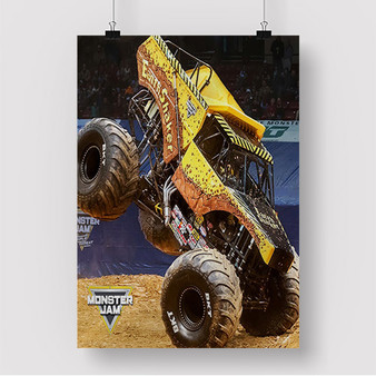 Pastele Earth Shaker Monster Truck Custom Silk Poster Awesome Personalized Print Wall Decor 20 x 13 Inch 24 x 36 Inch Wall Hanging Art Home Decoration Posters