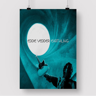 Pastele Eddie Vedder Earthling Custom Silk Poster Awesome Personalized Print Wall Decor 20 x 13 Inch 24 x 36 Inch Wall Hanging Art Home Decoration Posters