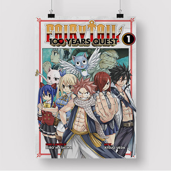 Pastele Fairy Tail 100 Years Quest Custom Silk Poster Awesome Personalized Print Wall Decor 20 x 13 Inch 24 x 36 Inch Wall Hanging Art Home Decoration Posters