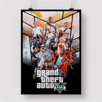 Pastele Grand Theft Auto V Custom Silk Poster Awesome Personalized Print Wall Decor 20 x 13 Inch 24 x 36 Inch Wall Hanging Art Home Decoration Posters