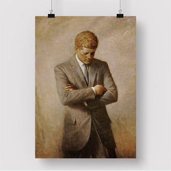 Pastele John F Kennedy Art Poster Custom Silk Poster Awesome Personalized Print Wall Decor 20 x 13 Inch 24 x 36 Inch Wall Hanging Art Home Decoration Posters