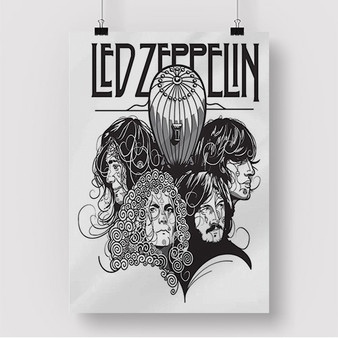 Pastele Led Zeppelin Art Custom Silk Poster Awesome Personalized Print Wall Decor 20 x 13 Inch 24 x 36 Inch Wall Hanging Art Home Decoration Posters