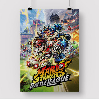 Pastele Mario Strikers Battle League Custom Silk Poster Awesome Personalized Print Wall Decor 20 x 13 Inch 24 x 36 Inch Wall Hanging Art Home Decoration Posters