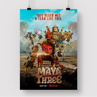 Pastele Maya and the Three Movie Custom Silk Poster Awesome Personalized Print Wall Decor 20 x 13 Inch 24 x 36 Inch Wall Hanging Art Home Decoration Posters