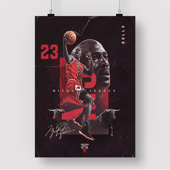 Pastele Michael Jordan Chicago Bulls Custom Silk Poster Awesome Personalized Print Wall Decor 20 x 13 Inch 24 x 36 Inch Wall Hanging Art Home Decoration Posters