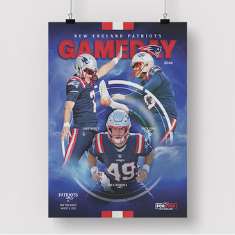 Pastele New England Patriots NFL 2022 Custom Silk Poster Awesome Personalized Print Wall Decor 20 x 13 Inch 24 x 36 Inch Wall Hanging Art Home Decoration Posters