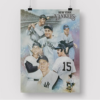 Pastele New York Yankees Vintage Custom Silk Poster Awesome Personalized Print Wall Decor 20 x 13 Inch 24 x 36 Inch Wall Hanging Art Home Decoration Posters