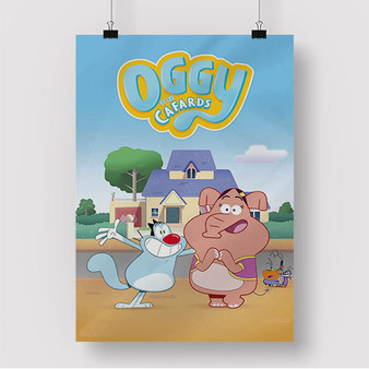 Pastele Oggy and the Cockroaches Next Generation Custom Silk Poster Awesome Personalized Print Wall Decor 20 x 13 Inch 24 x 36 Inch Wall Hanging Art Home Decoration Posters