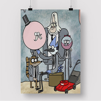 Pastele Regular Show 2022 Custom Silk Poster Awesome Personalized Print Wall Decor 20 x 13 Inch 24 x 36 Inch Wall Hanging Art Home Decoration Posters