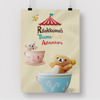 Pastele Rilakkuma s Theme Park Adventure Custom Silk Poster Awesome Personalized Print Wall Decor 20 x 13 Inch 24 x 36 Inch Wall Hanging Art Home Decoration Posters
