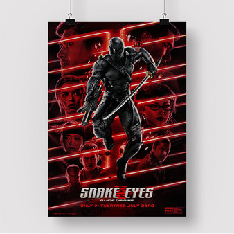 Pastele Snake Eyes G I Joe Origins Custom Silk Poster Awesome Personalized Print Wall Decor 20 x 13 Inch 24 x 36 Inch Wall Hanging Art Home Decoration Posters