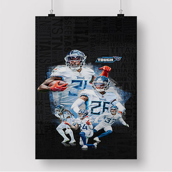 Pastele Tennessee Titans NFL 2022 Custom Silk Poster Awesome Personalized Print Wall Decor 20 x 13 Inch 24 x 36 Inch Wall Hanging Art Home Decoration Posters