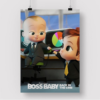 Pastele The Boss Baby Back in the Crib Custom Silk Poster Awesome Personalized Print Wall Decor 20 x 13 Inch 24 x 36 Inch Wall Hanging Art Home Decoration Posters