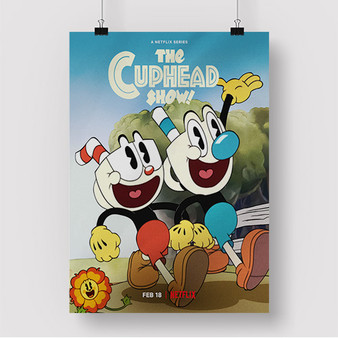 Pastele The Cuphead Show Custom Silk Poster Awesome Personalized Print Wall Decor 20 x 13 Inch 24 x 36 Inch Wall Hanging Art Home Decoration Posters